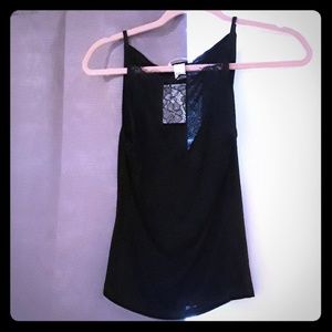 H&M Lace Cami top xs black